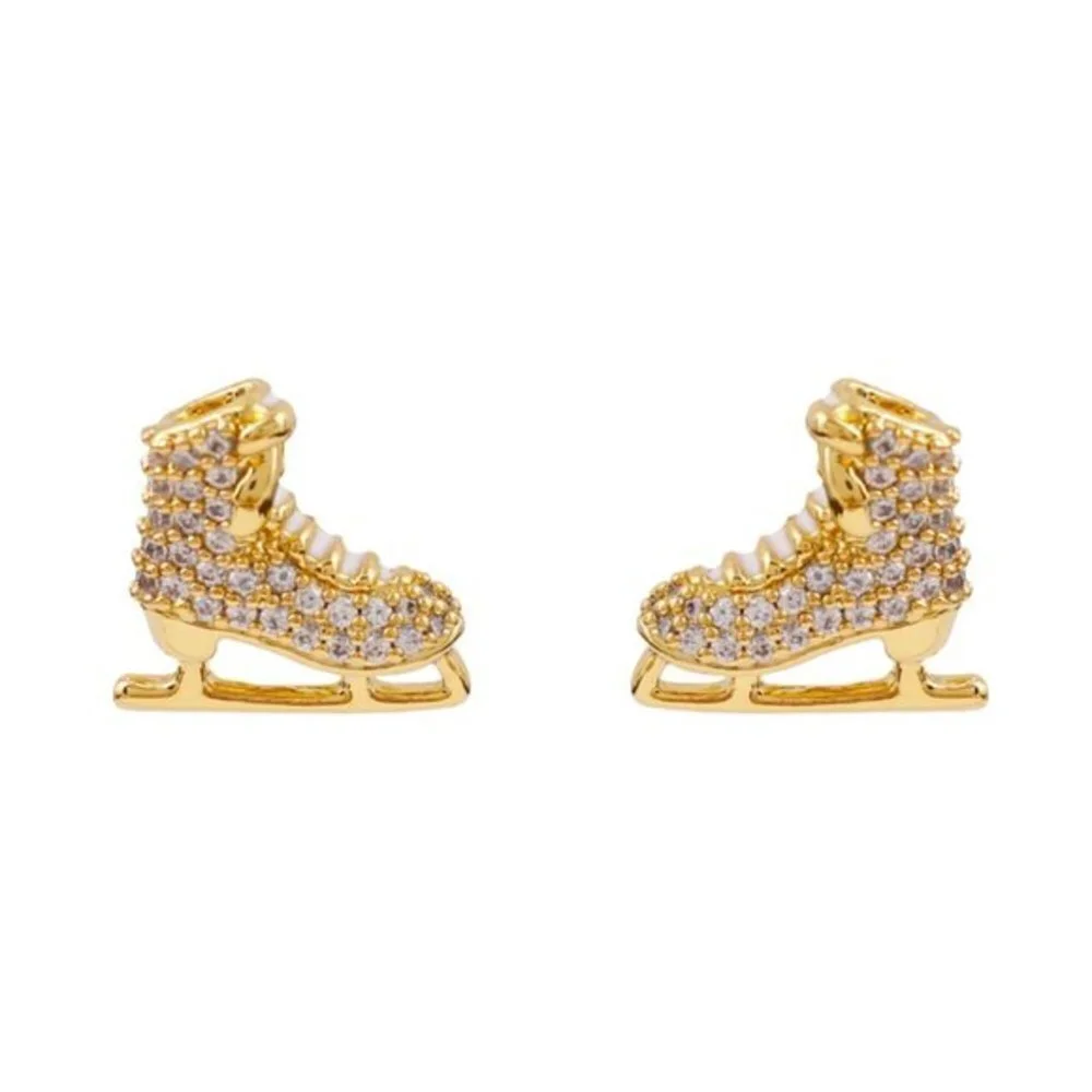 Kate Spade Snow Day Ice Skate Stud Earrings